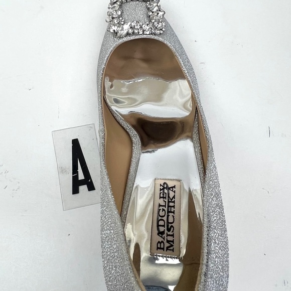 - BADGLEY MISCHKA Carrie Crystal Embellished Pump sz 8 - Picture 10 of 13